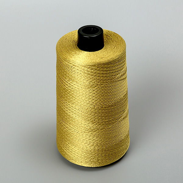 Golden aramid and twisted silk