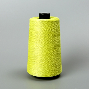 Yellow aramid sewing thread